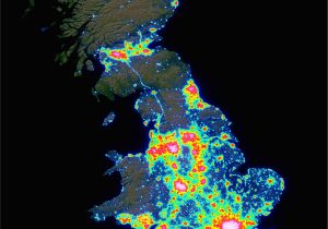 Light Pollution Map Ohio Light Pollution Map Of Great Britain 4091 A 5000 X Post R