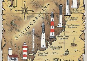 Lighthouses In north Carolina Map Lighthouses In south Carolina Google Search I Never Knew We Had