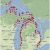 Lighthouses Michigan Map 266 Best Michigan Lighthouses Images On Pinterest Light House