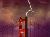 Lightning Map California Lightning Striking the Golden Gate Bridge San Francisco Cali 2