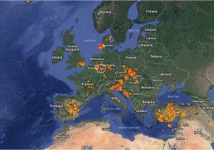 Lightning Map Ireland Real Time Lightning Map Lapsi