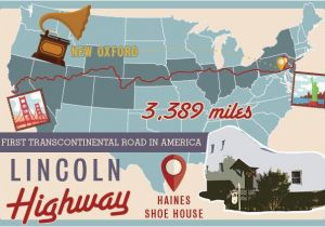 Lincoln Highway Ohio Map America S byways Sights Along some Historic and Scenic Routes