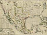 Linden Texas Map Mapa De Los Estados Unidos De Mejico 1828 Historic Maps
