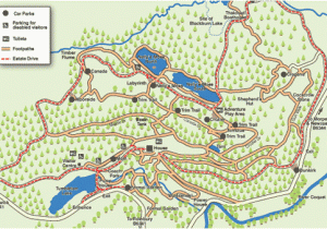 Lindisfarne England Map A Map Of the Walks In 1 000 Acres Of Cragside northumberland