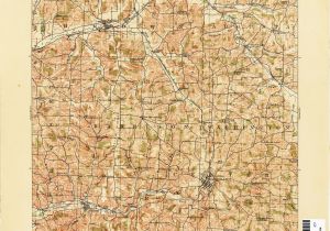 Lisbon Ohio Map Ohio Historical topographic Maps Perry Castaa Eda Map Collection