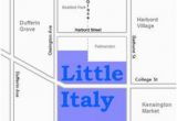 Little Italy toronto Map 10 Best Little Italy toronto Images Little Italy toronto the