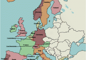 Lizard Point Europe Map 28 Thorough Europe Map W Countries
