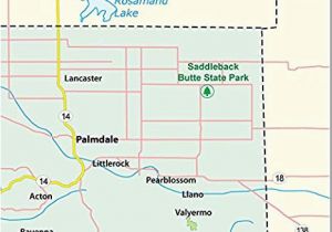 Llano California Map Amazon Com Los Angeles County Map Laminated 36 W X 37 H