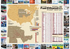 Lloydminster Canada Map Spring 2018 U S and Canada Fuel Ethanol Plant Map by Bbi