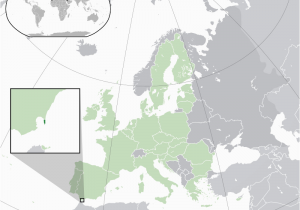 Location Of England In World Map Location Of Gibraltar In Europe and In the European Union