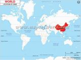 Location Of England On World Map Location Map Of China Shows where is Its Presence In the