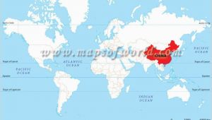 Location Of England On World Map Location Map Of China Shows where is Its Presence In the