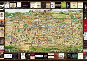 Lodi Italy Map Lodi Ca Wine Map Wine Maps Ridge Winery Wine California Wine