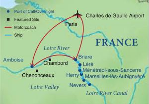 Loire Valley Map France Cruising the Loire Canal Smithsonian Journeys