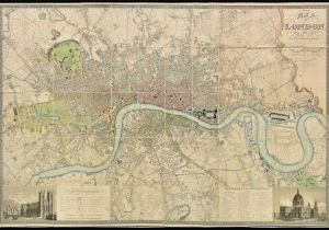 London England On World Map Fascinating 1830 Map Shows How Vast Swathes Of the Capital Were