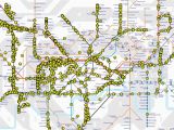 London England Subway Map Tube Map that Shows London Underground Trains Moving In Real