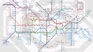 London England Transit Map Tube Map Transport for London