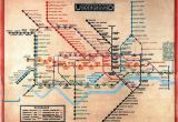 London England Tube Map Harry Beck 1902 1974 British First 1931 Version Of