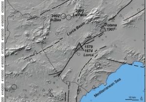 Lorca Spain Map Geological Map Of Part Of the Eastern Betic Cordillera Se Spain