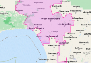 Los Angeles California Map Google Map Of La City Of Los Angeles Gallery