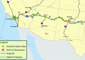 Los Angeles Texas Map Maps Of Route 66 Plan Your Road Trip