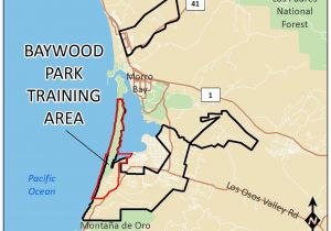 Los Osos California Map Baywood Park Training area