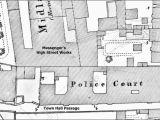 Loughborough England Map 1873 Thomas G Messenger