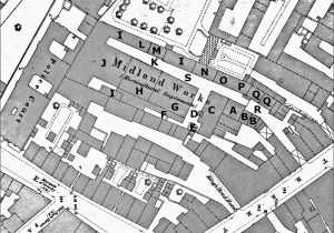 Loughborough England Map 1873 Thomas G Messenger