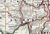 Lucasville Ohio Map Scioto County Ohio 1901 Map Portsmouth New Boston Sciotoville