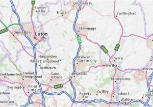 Luton England Map Welwyn Map Detailed Maps for the City Of Welwyn Viamichelin