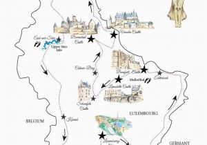 Luxembourg Map Of Europe A Road Trip In Luxembourg Free Printable Map for A Great