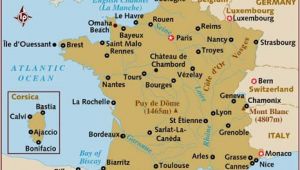 Lyon France Map tourist Map Of France