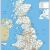 M1 Motorway Map England A1 Paper Laminated Uk Road Map Ga