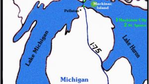 Mackinac island Michigan Map Getting to Mackinac island is as Easy as 1 2 3
