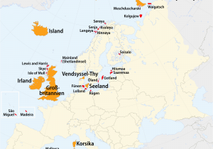Madeira On Map Of Europe Liste Europaischer Inseln Nach Flache Wikipedia