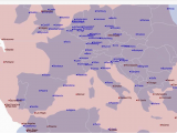 Madrid Europe Map Maps On the Web European and Na Cities Overlaid with