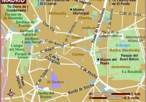 Madrid Spain Map tourist Map Of Madrid