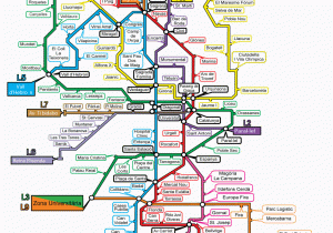 Madrid Spain Metro Map Colour Barcelona Metro Map In English Download Print Pdf