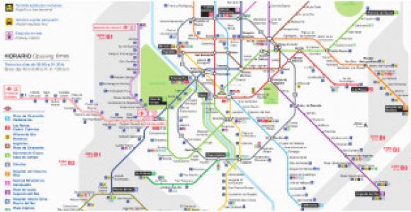 Madrid Spain Metro Map Maps and Essential Guides Of Madrid