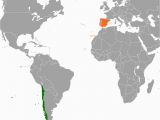 Madrid Spain On World Map Chile Spain Relations Wikipedia