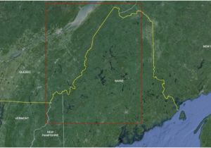 Maine Canada Border Map the Center for Land Use Interpretation