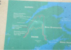 Maine Canada Border Map the Center for Land Use Interpretation