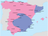 Mainland Spain Map Spanish Civil War Wikipedia