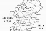 Major Cities In Ireland Map Fotografie Obraz Ireland Hand Drawn Map Vector Illustration with