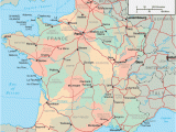 Major Rivers In France Map Map Of France Departments Regions Cities France Map