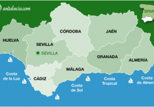 Malaga On Map Of Spain Sevilla Gif 460a 287 Pixels andalucia Spain Espana