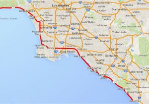 Malibu Beach California Map Driving the Pacific Coast Highway In southern California