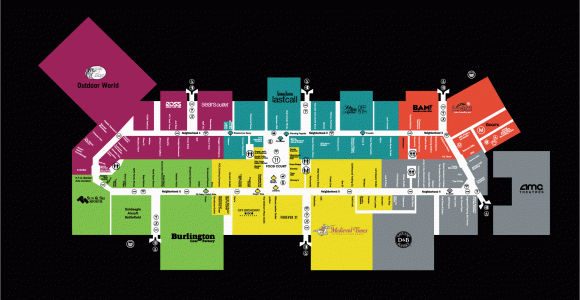 Mall Of Georgia Map Battlefield Mall Map Maps Directions