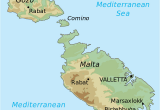 Malta Map Of Europe topographic Map Of Malta Draw It to Know It In 2019