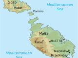 Malta On Map Of Europe topographic Map Of Malta Draw It to Know It In 2019